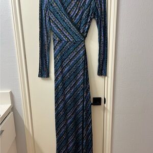 Free People Multicolor Long Sleeve Dress